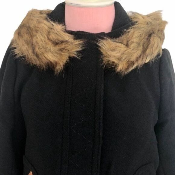 J. Crew Coat Chateau Parka Italian Stadium Cloth Wool Size 0 NWT - Picture 7 of 15